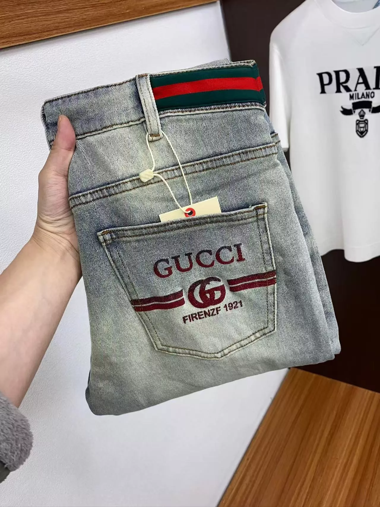 gucci jeans pour homme s_12a0364:Gucci jeans slim jean